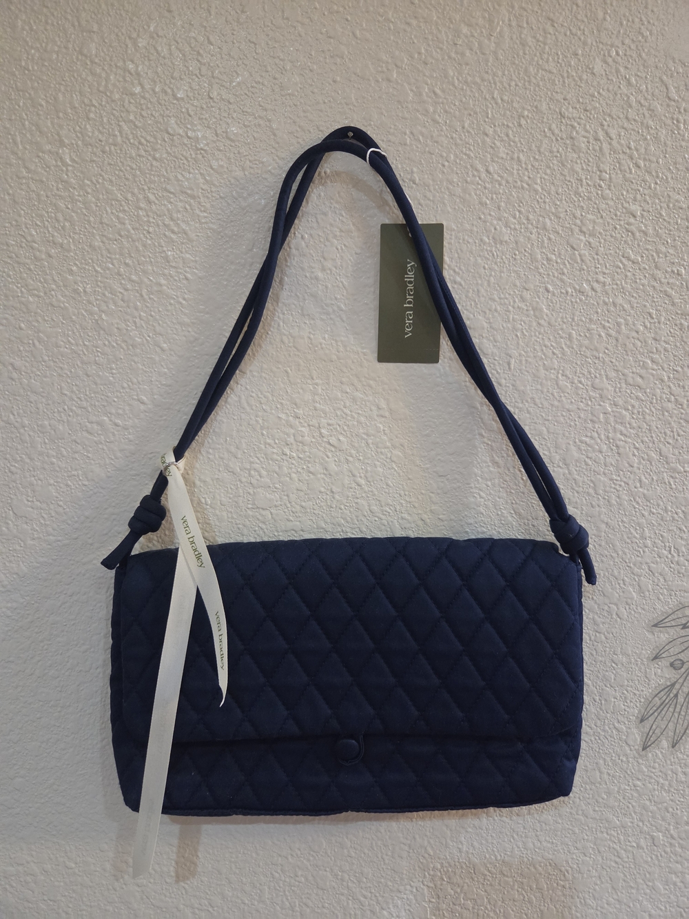 Vera Bradley Andover Shoulder Bag In Peacoat